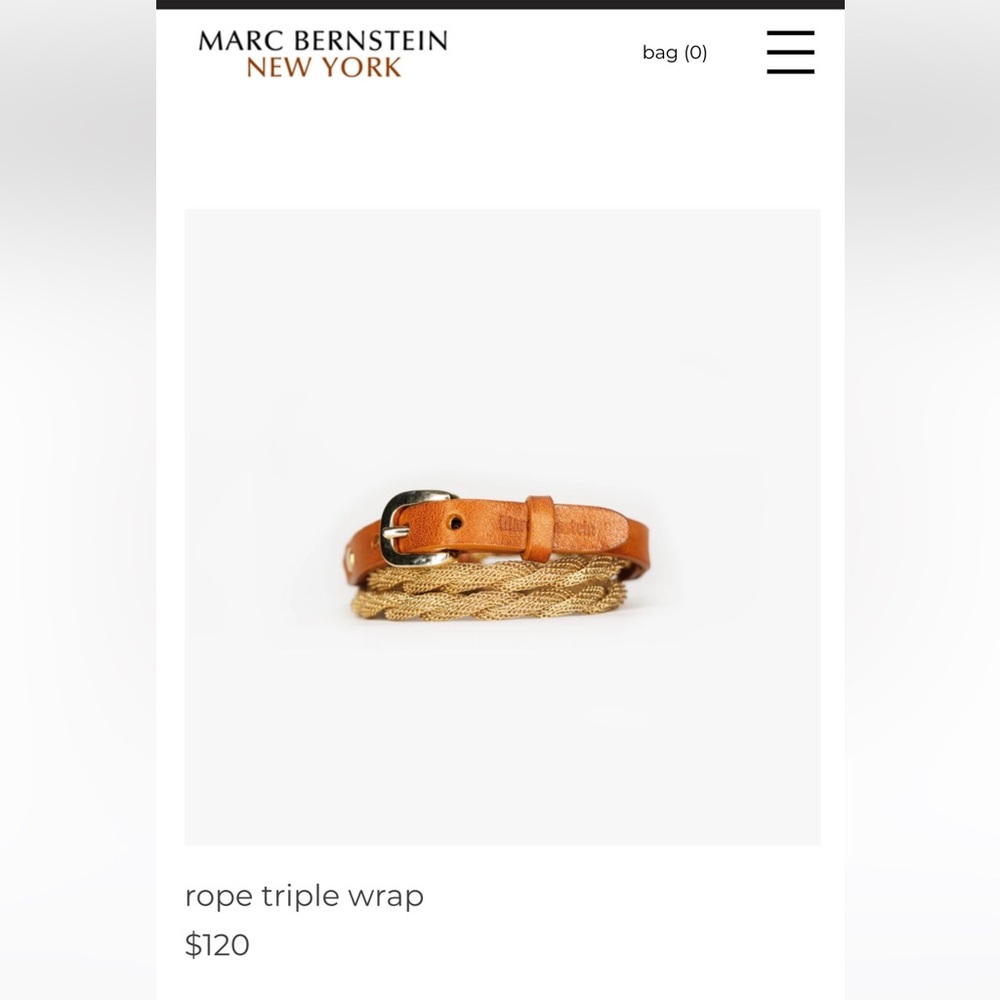 Marc Bernstein belt